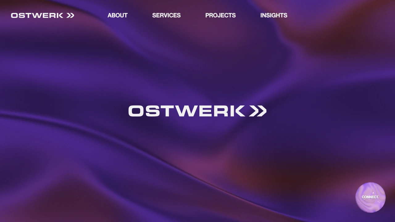 Screenshot der Website von OSTWERK